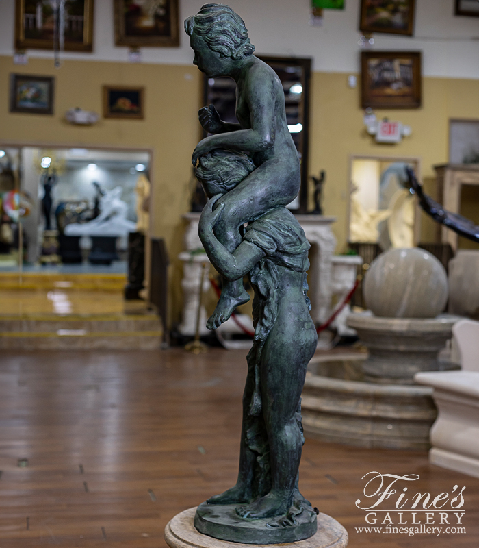 Bronze Fountains  - Friends Forever Patina Bronze Fountain - BF-251