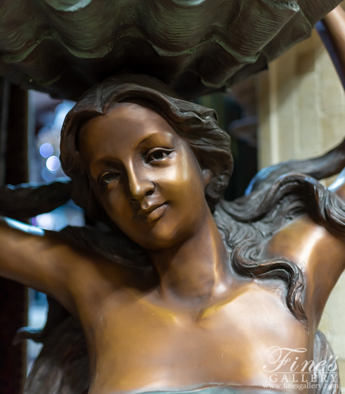 Bronze Fountains  - Beautiful Bronze Woman - BF-486