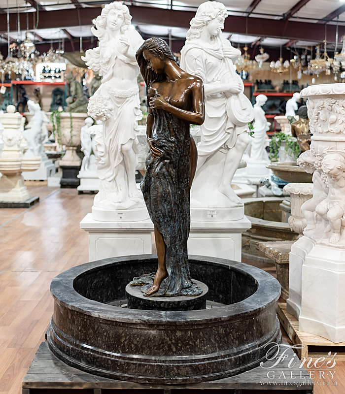 Bronze Fountains  - Nude Bronze Fountain - BF-591