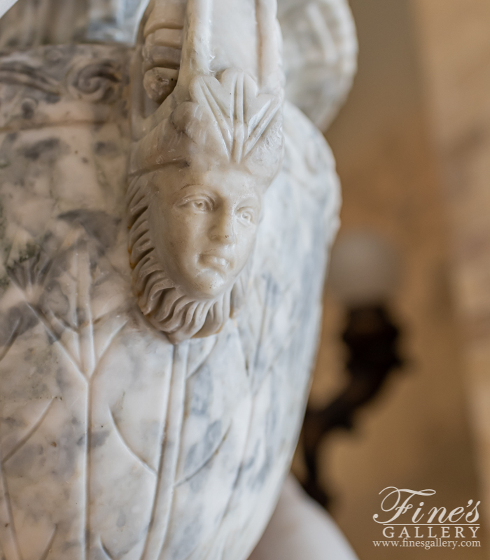 Marble Statues  - Kneeling Roman Marble Ladies - MS-1151