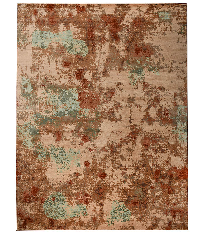 Hand Knotted Wool Area Rug