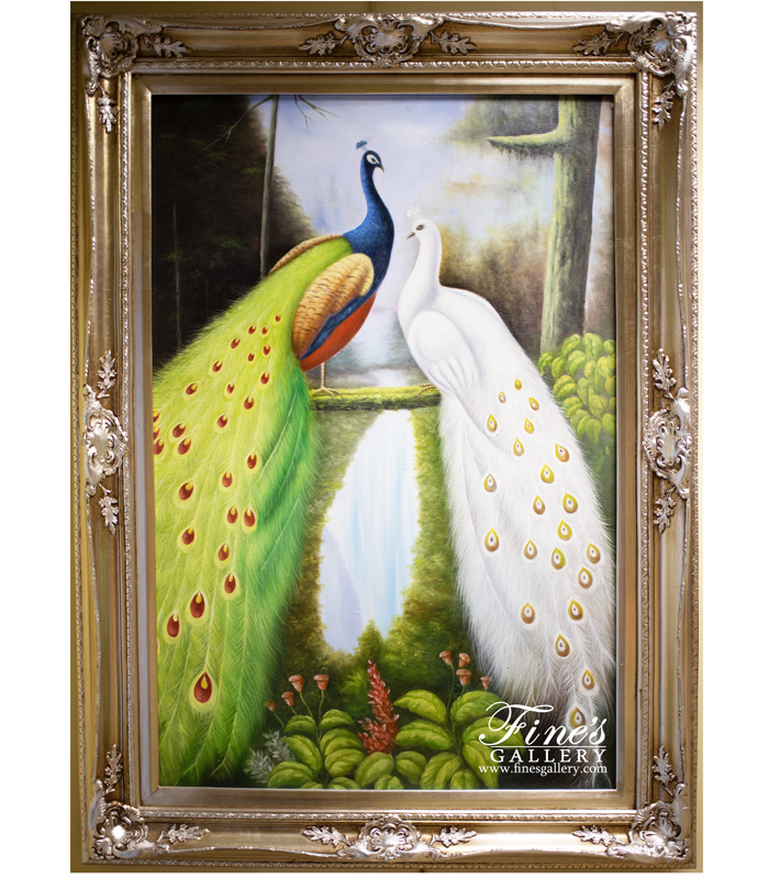 Painting Canvas Artwork  - Birds Of A Feather Canvas Painting  - ART-005