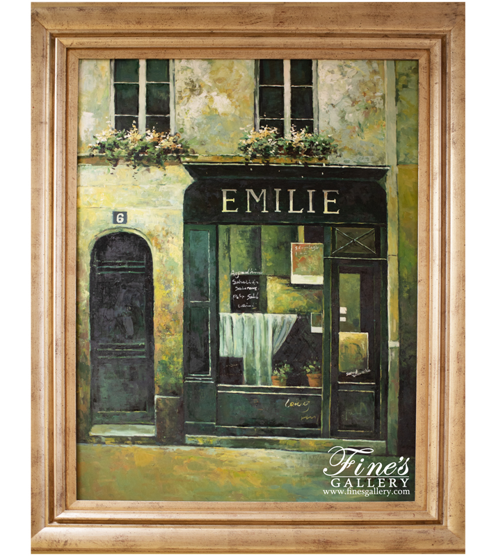 Painting Canvas Artwork  - Emilie Canvas Painting - ART-006