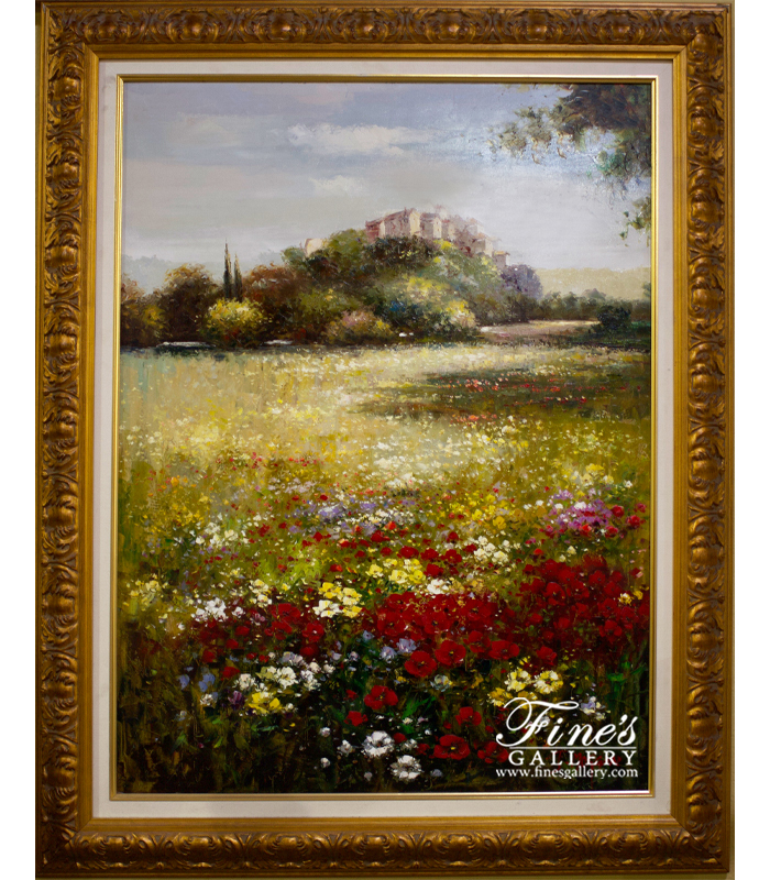 Search Result For Painting Canvas Artwork  - Nature's Garden Canvas Painting - ART-028