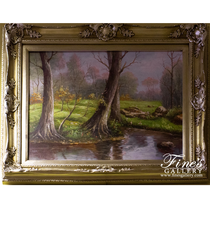 Painting Canvas Artwork  - Quiet Waters Canvas Painting - ART-042
