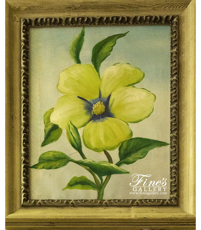 Painting Canvas Artwork  - Yellow Flower Canvas Art - ART-045