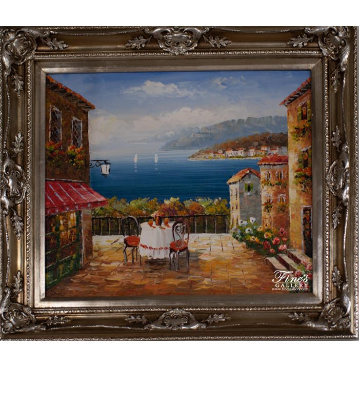 Painting Canvas Artwork  - The Mediterranean Sea Canvas Painting  - ART-058
