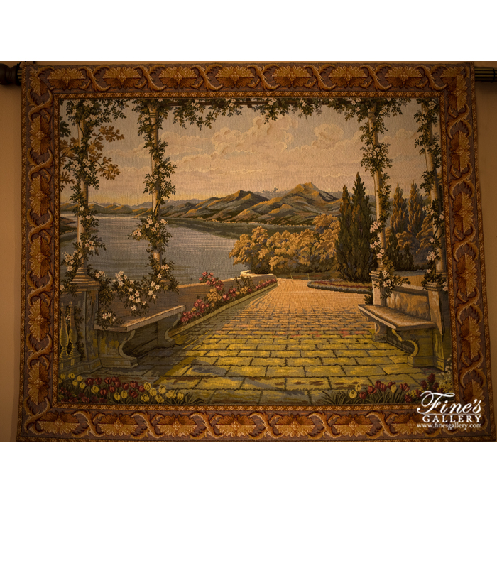 Painting Canvas Artwork  - French Tapestry On Wool And Cotton - ART-074