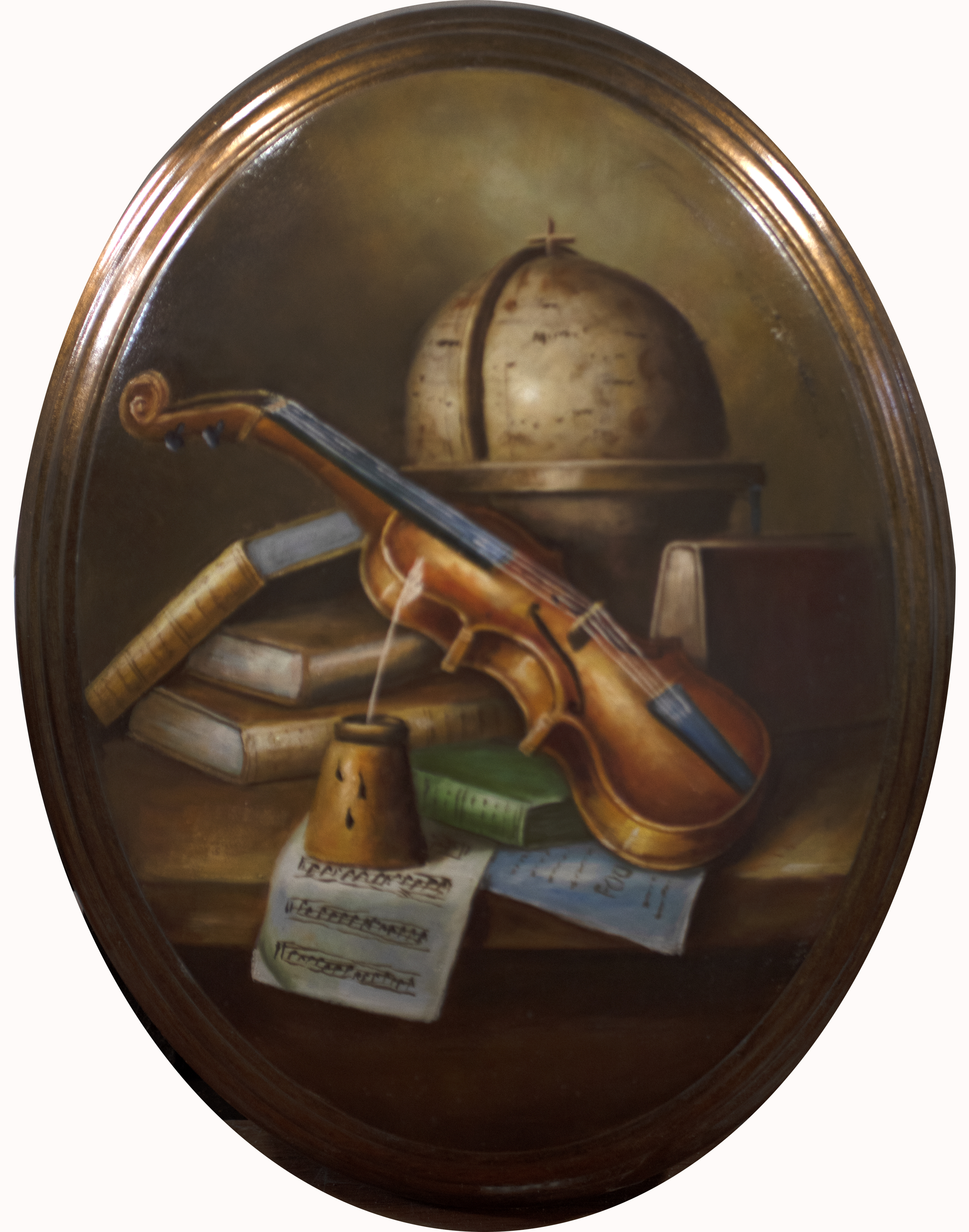 Search Result For Painting Canvas Artwork  - The World Of Music Painted On Wood - ART-081