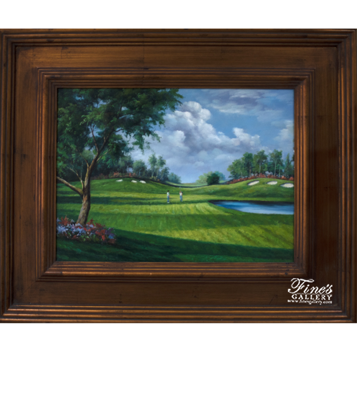 Painting Canvas Artwork  - Golf Day Canvas Art - ART-091