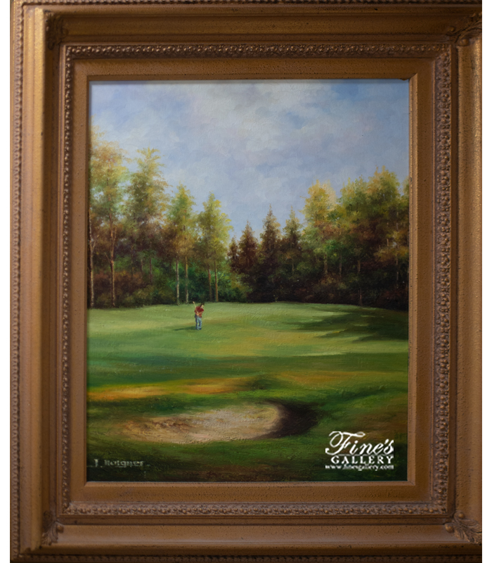 Painting Canvas Artwork  - A Golf Day Canvas Art - ART-095