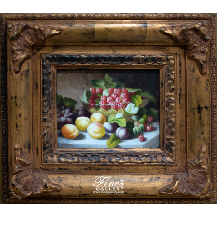 Painting Canvas Artwork  - A Bowl Of Fruit Canvas Art - ART-101