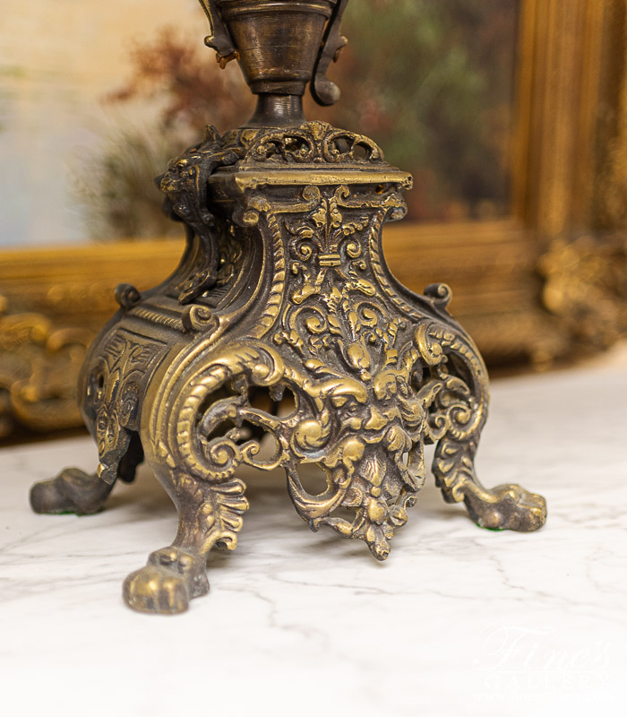 Bronze Candelabras  - Ornate Classic Bronze Candelabra - BC-109