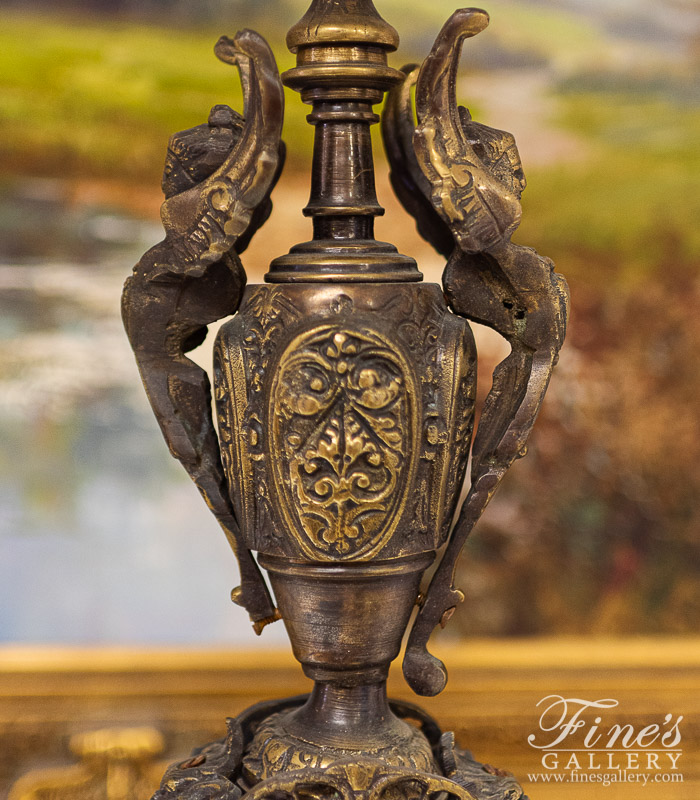 Bronze Candelabras  - Ornate Classic Bronze Candelabra - BC-109