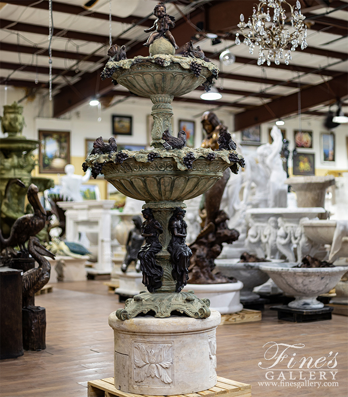 Search Result For Bronze Fountains  - Bronze Fountain With Cherubs & Angels - BF-213