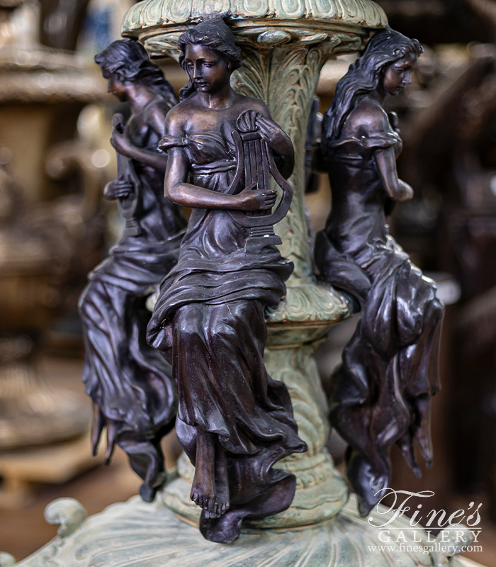 Bronze Fountains  - Bronze Fountain With Cherubs & Angels - BF-213