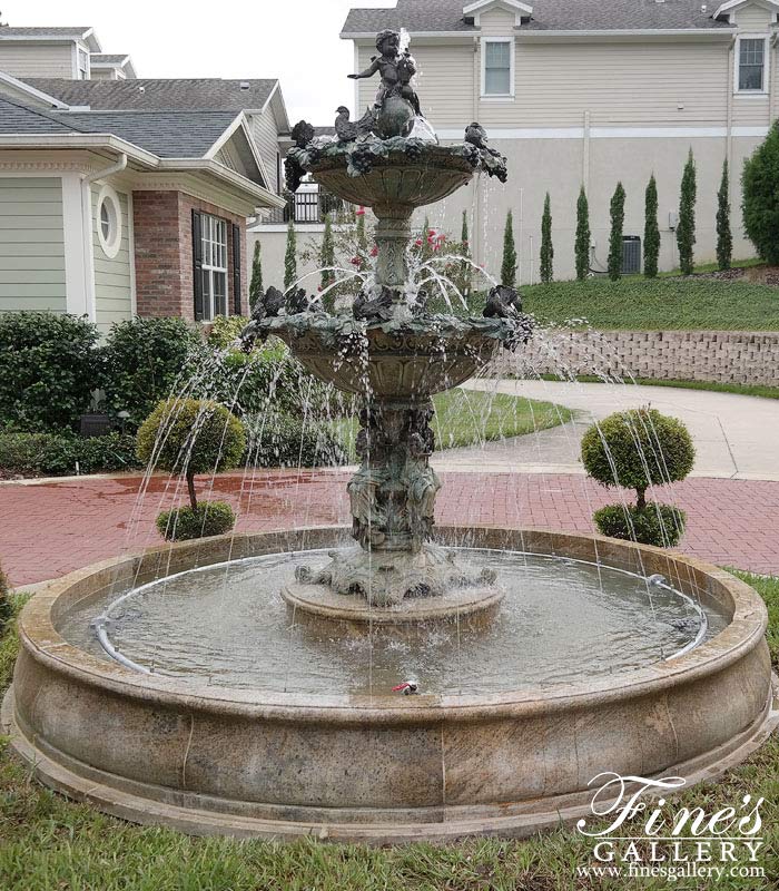 Search Result For Bronze Fountains  - Bronze Fountain With Cherubs & Angels - BF-213