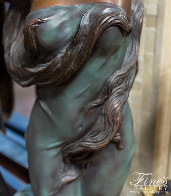 Bronze Fountains  - Beautiful Bronze Woman - BF-486