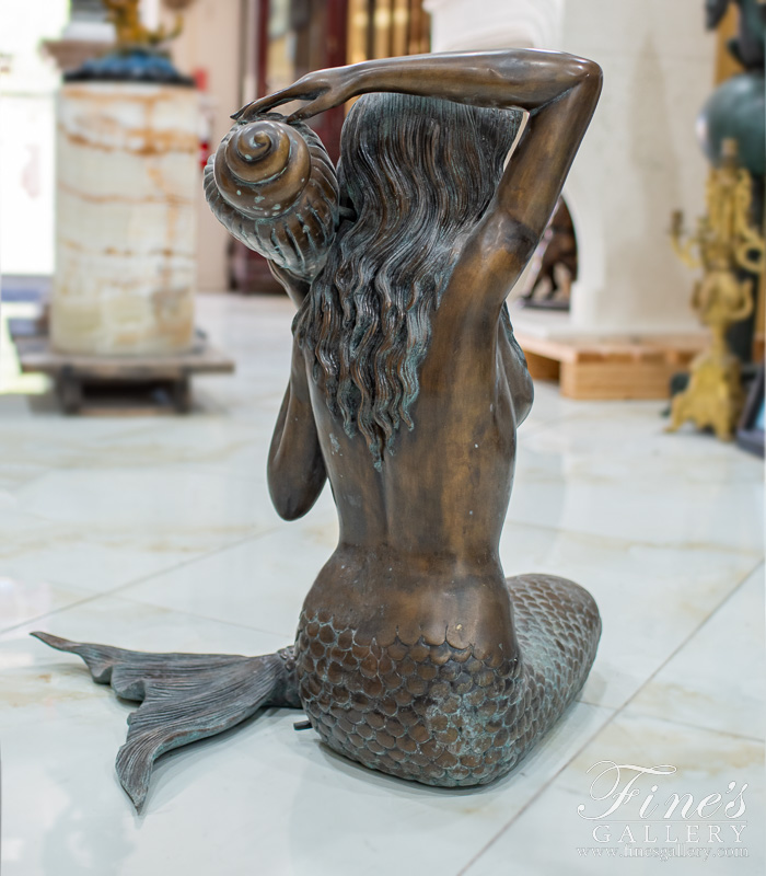 Bronze Fountains  - Bronze Mermaid Fountain - BF-564