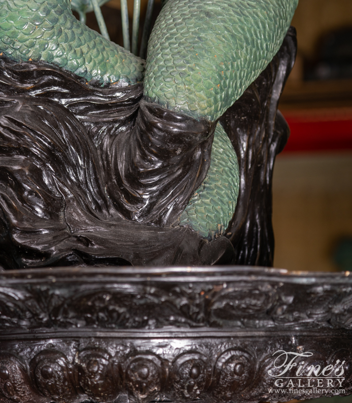 Bronze Fountains  - Mermaid Lagoon Bronze Fountain - BF-566