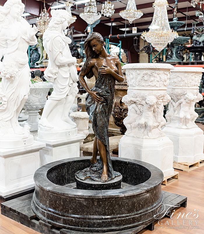 Bronze Fountains  - Nude Bronze Fountain - BF-591