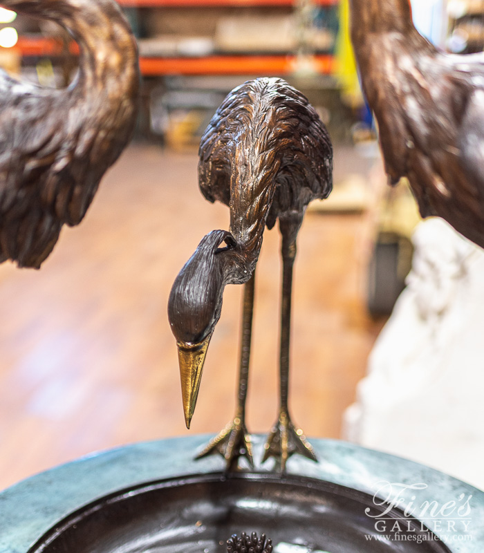 Search Result For Bronze Fountains  - Majestic Bird Bath Fountain - BF-622