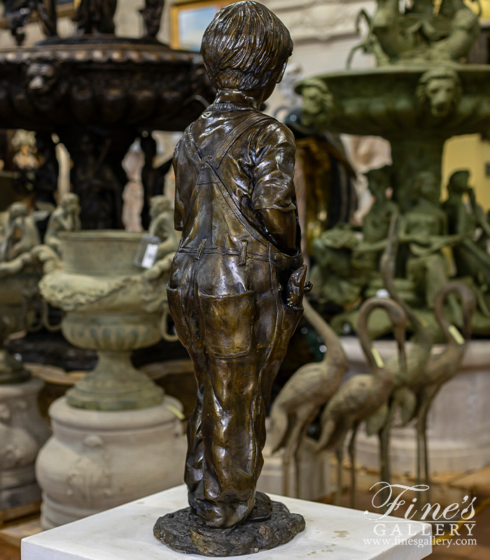 Bronze Fountains  - Boy With Frog In Pocket - BF-750