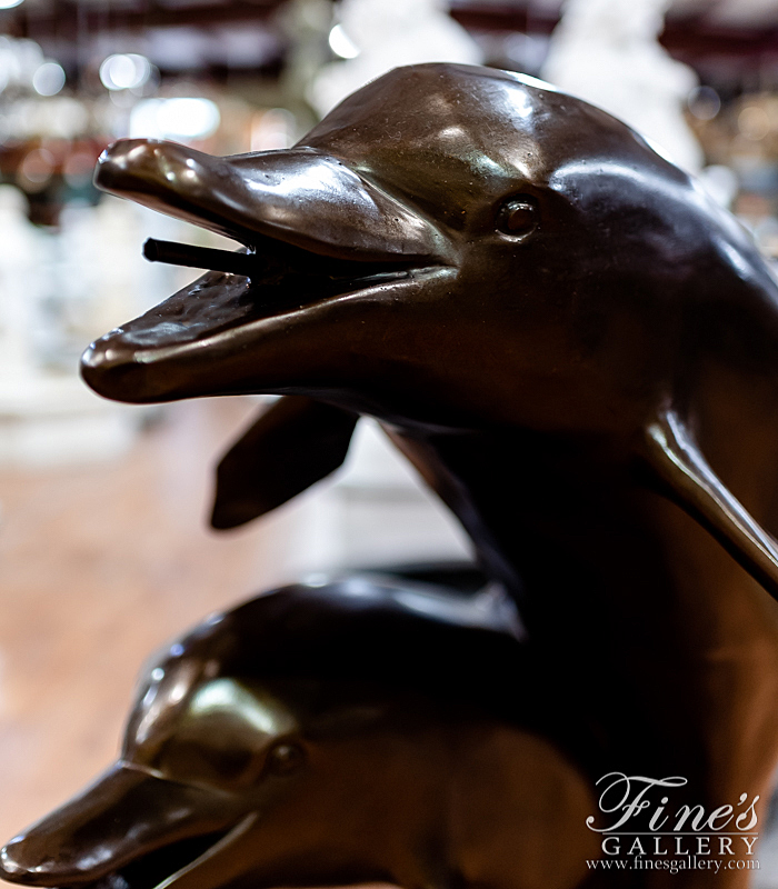 Bronze Fountains  - Bronze Dolphin Fountain - BF-761