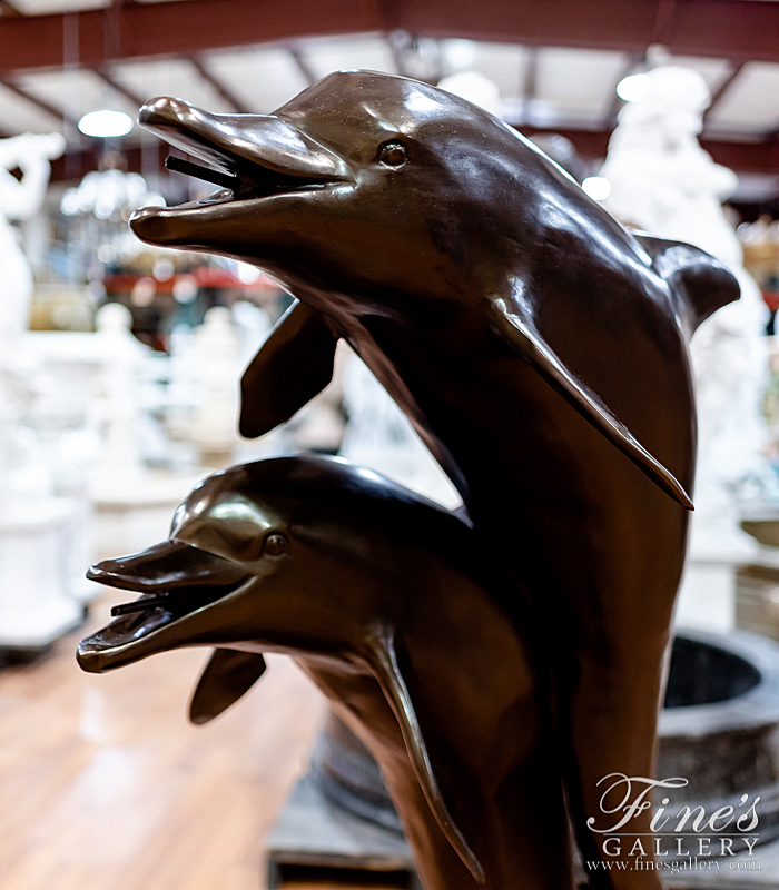 Bronze Fountains  - Bronze Dolphin Fountain - BF-761