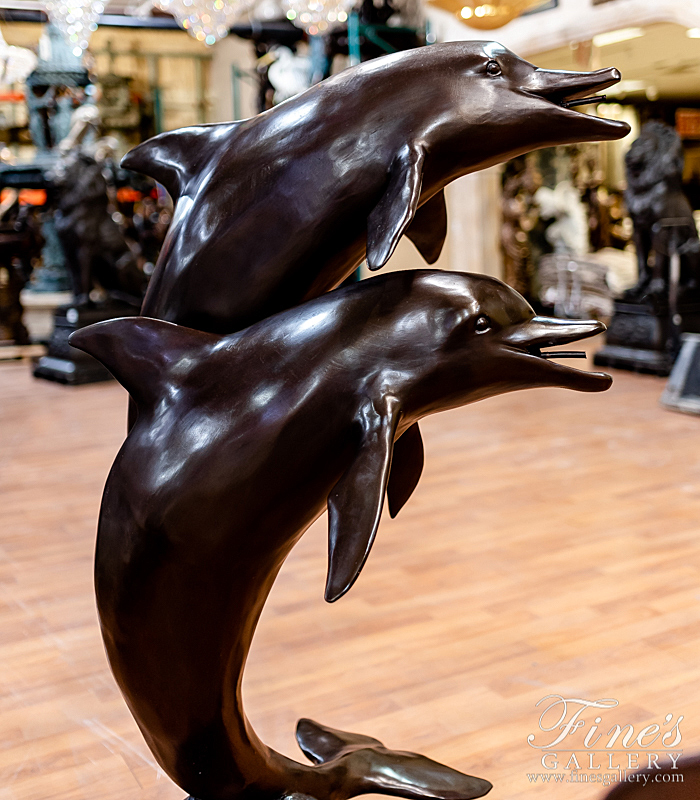 Bronze Fountains  - Bronze Dolphin Fountain - BF-761