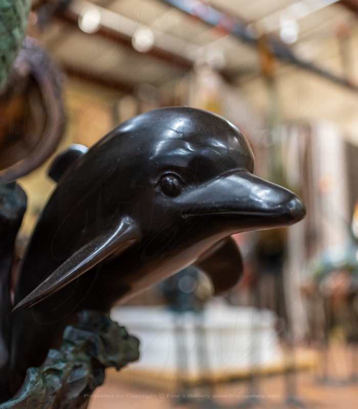 Search Result For Bronze Fountains  - Bronze Mermaid & Dolphins - BF-771