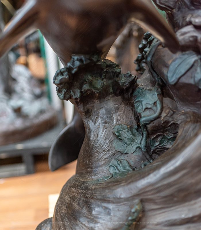 Search Result For Bronze Fountains  - Bronze Mermaid & Dolphins - BF-771
