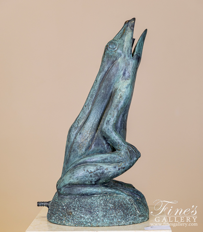 Bronze Fountains  - Bronze Fountain Frog - BF-790