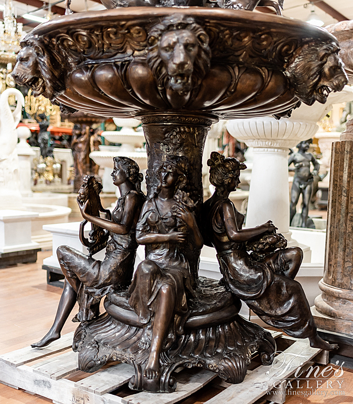 Bronze Fountains  - Bronze Granduer IV Ornate Luxury Fountain - BF-799