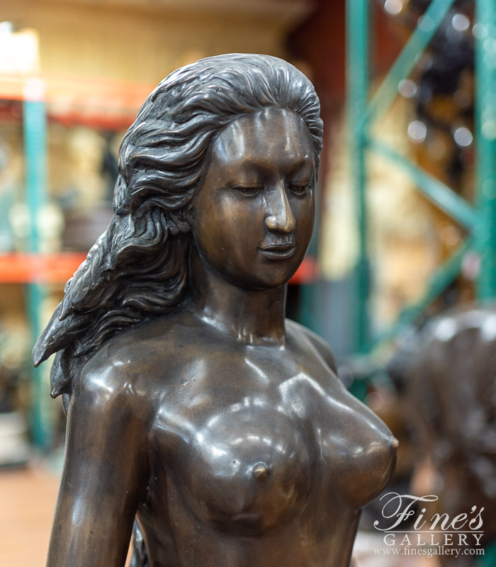 Bronze Fountains  - Bronze Mermaid Dream Fountain - BF-827