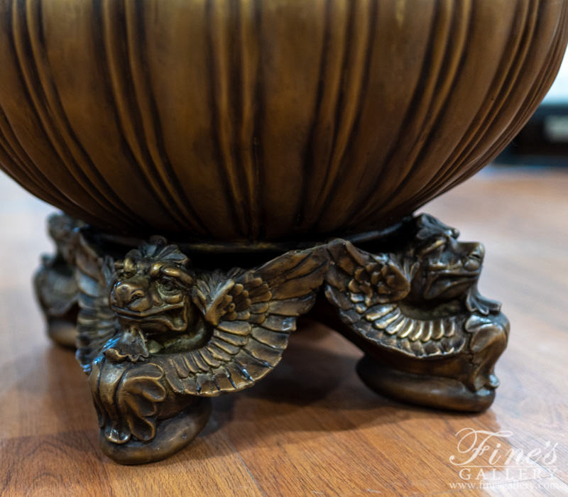 Bronze Planters  - Bronze Planter Pair - BP-1195