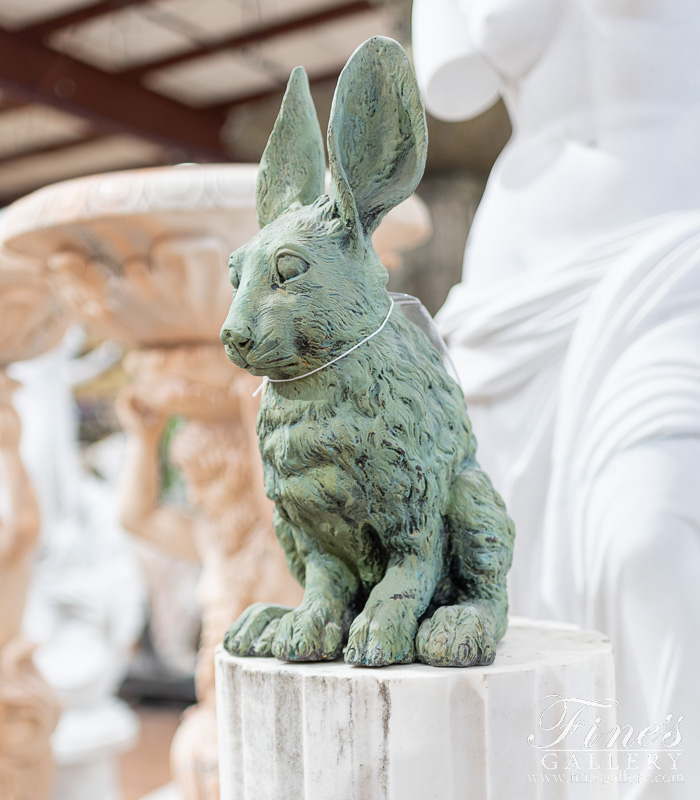 Bronze Statues  - Bronze Rabbit Statue - BS-1016