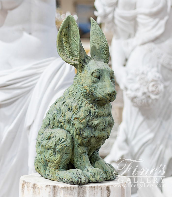 Bronze Statues  - Bronze Rabbit Statue - BS-1016