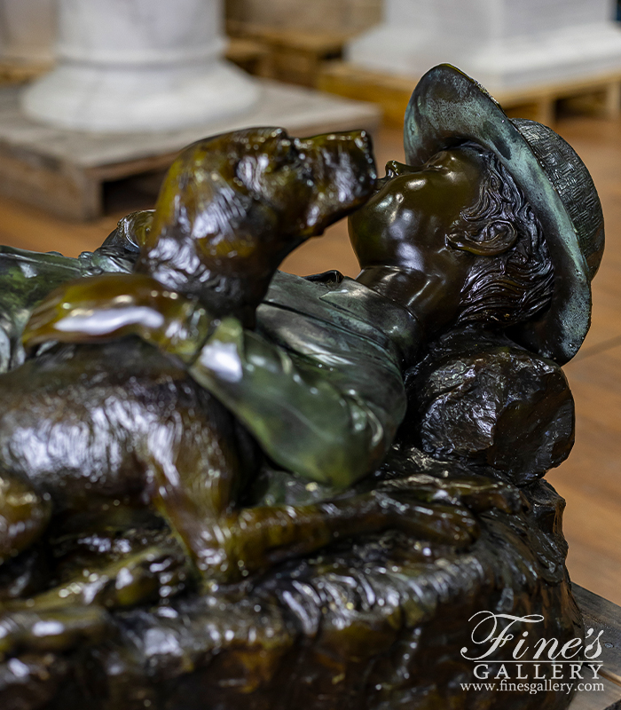 Bronze Statues  - Boys Best Friend - BS-1360