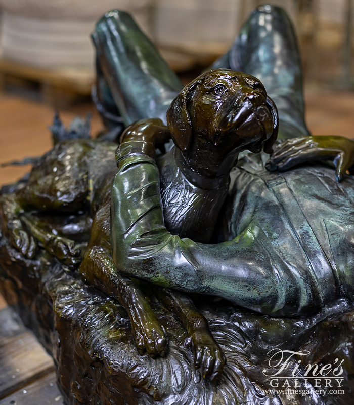 Bronze Statues  - Boys Best Friend - BS-1360