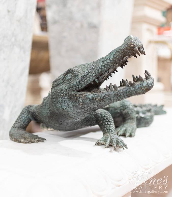 Search Result For Bronze Statues  - BRONZE ALLIGATOR  - BS-1413