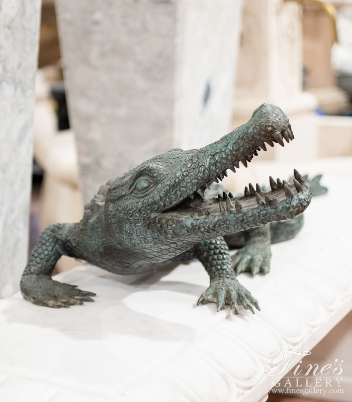 Search Result For Bronze Statues  - BRONZE ALLIGATOR  - BS-1413