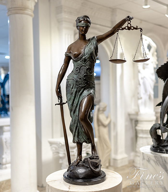 Bronze Statues  - Three Foot Lady Justice - BS-1429