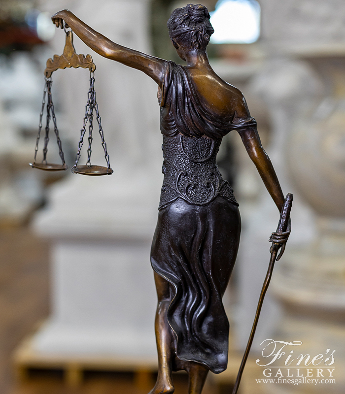 Bronze Statues  - 19 Inch Lady Justice - BS-1430