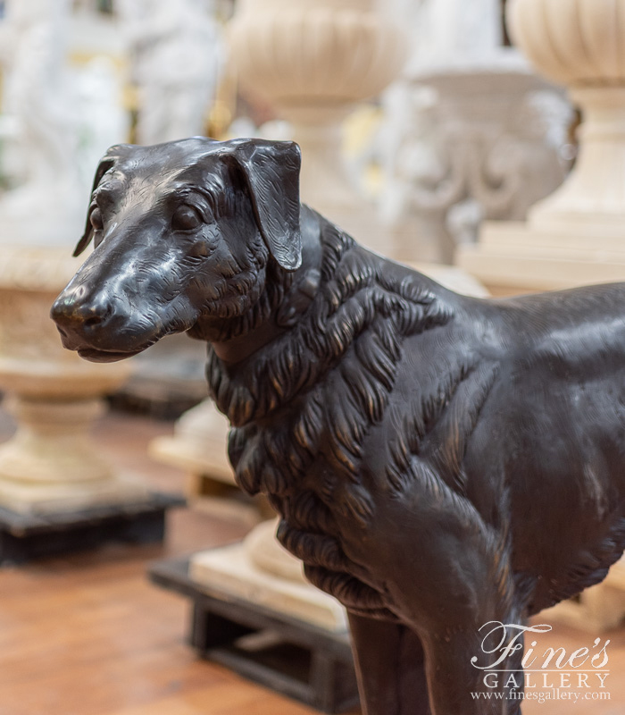 Bronze Statues  - Bronze Statue Of Irish Setter Dog - BS-150