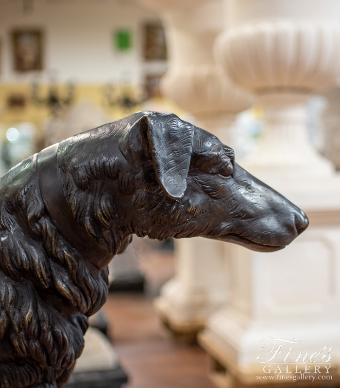 Bronze Statues  - Bronze Statue Of Irish Setter Dog - BS-150