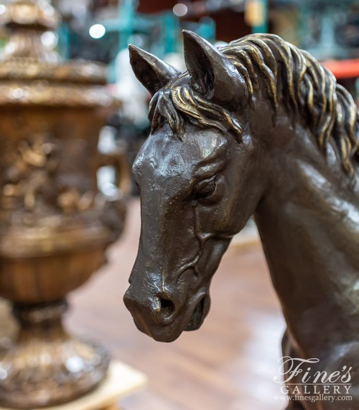 Bronze Statues  - Filly Horse In Bronze Statue - BS-1571