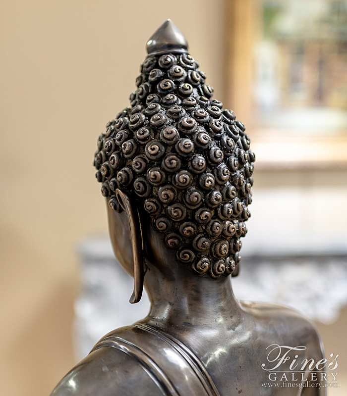 Bronze Statues  - 30 Inch Bronze Buddha - BS-1642