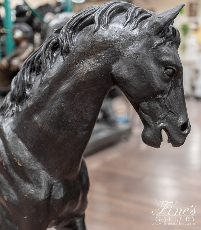 Bronze Statues  - The Yearling Bronze Horse Statue - BS-168