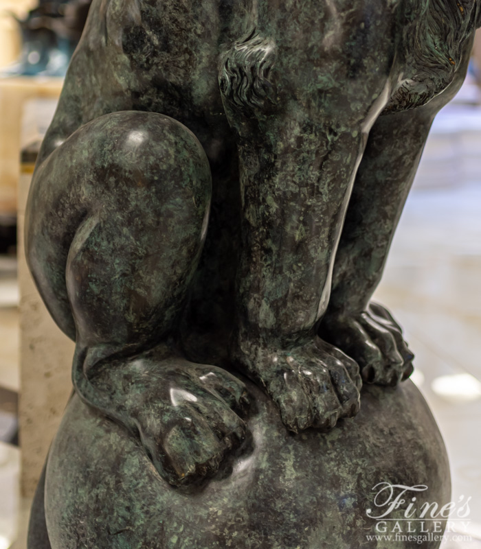 Bronze Statues  - Pathera Leo Krugeri - BS-173